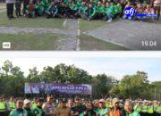 Puluhan Pengemudi Ojol dan Pelajar Ikut Apel Besar 3 Pilar Polresta Tangerang dan Forkopimda