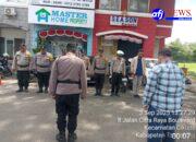 Polsek Cikupa Gelar Apel Pengamanan Keberangkatan DPC KSPSI AGN ke Mabes Polri