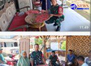 Babinsa Koramil 14/Panongan Melaksanakan Pendampingan UMKM Produksi Makanan Tradisional Rengginang