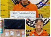 Sat Narkoba Polres Pelabuhan Belawan Tangkap Pengedar dan Pengguna Sabu di Desa Lama