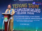 HUT Ke-80 Kecamatan Rajeg, Bupati Tangerang Serahkan Bantuan Peralatan Usaha