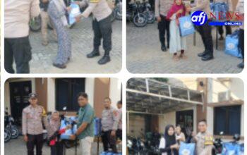 Wujud Kepedulian Sosial, Polsek Panongan Distribusikan Sembako dari Wakil Presiden RI