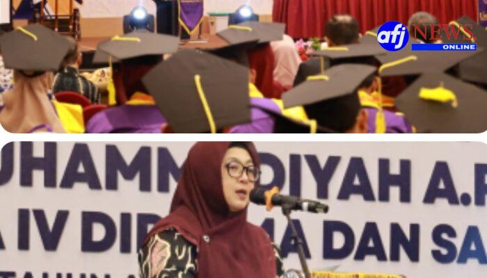 Hadiri Wisuda IV Unimar, Wabup Intan Tandaskan Pendidikan Adalah Pondasi Penting Pembangunan