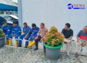 Sat Binmas Polres Pelabuhan Belawan Sambangi Pekerja di Balai Perikanan Gabion, Sampaikan Himbauan Kamtibmas