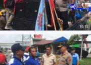 Polres Pelabuhan Belawan Kawal Pergeseran Massa Aksi Unjuk Rasa Ke Kantor Gubernur Sumut dan DPRD Sumut