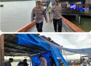 Polres Pelabuhan Belawan Laksanakan Patroli Jalan Kaki Antisipasi Tawuran Susulan di Bagan Deli