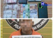 Sat Narkoba Polres Pelabuhan Belawan Tangkap Pengedar Shabu di Pasar 4 Marelan