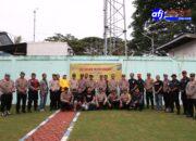 Polres Pelabuhan Belawan Gelar Latihan dan Uji Kualifikasi Menembak Senpi Dinas Polri di Lapangan Tembak Yonmarhanlan I Belawan