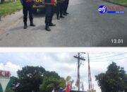 *Polres Pelabuhan Belawan Lakukan Pengamanan dan Pengawalan Pergeseran Massa Komite Aksi Upah Sumut*