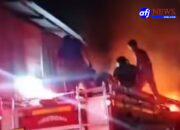 Kebakaran Landa Belawan, 15 Rumah Ludes Diamuk Si Jago Merah Korban Butuh Pertolongan