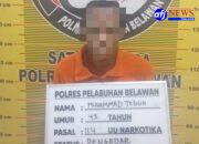Sat Narkoba Polres Pelabuhan Belawan Tangkap Pengedar Narkoba di Klumpang Kebun