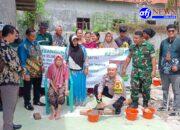 Sertu Gunawan Wakili Danramil Hadiri Peletakan Batu Pertama Rumah Siap Huni