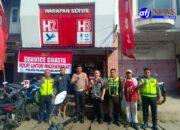 Sat Samapta Polres Pelabuhan Belawan Laksanakan Patroli Cegah Gangguan Kamtibmas di SPBU Kayu Putih