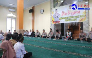 Jelang Tahun Baru 2026, Polres Lebak Gelar Do’a Bersama dan Santunan Anak Yatim