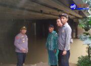 Kapolsek Kresek AKP Sitta Mardongan Sagala, SH Cek Debit Air Kali Cidurian