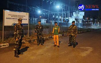 Babinsa Koramil 04/Labuhanbilik Laksanakan Patroli Bersama Ormas FKPPI 