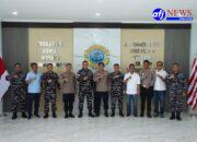 Kapolres Pelabuhan Belawan Laksanakan Silaturahmi ke Mako Kodaeral I Belawan