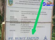 Proyek Jalan Labura – Tobasa Diselimuti Misteri, Orang Kepercayaan PT Bukit Zaitun Bungkam Saat Dikonfirmasi Terkait Papan Proyek.