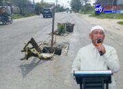 Pemko Medan Diduga Abai, Lubang Maut di Jalan KL Yos Sudarso Ancam Keselamatan Pengendara