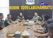 Dandim 0209/LB Menerima Kunjungan Silaturahmi Kajari Labuhanbatu