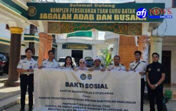 Imigrasi Belawan Gelar Bakti Sosial di Persulukan Serambi Babussalam Simalungun