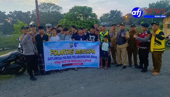 Sat Lantas Polres Pelabuhan Belawan Berikan Himbauan kepada Remaja