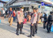 Polres Pelabuhan Belawan Amankan Kedatangan Kapal Kelud, Antisipasi Arus Balik Lebaran