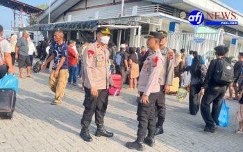 Polres Pelabuhan Belawan Amankan Kedatangan Kapal Kelud, Antisipasi Arus Balik Lebaran