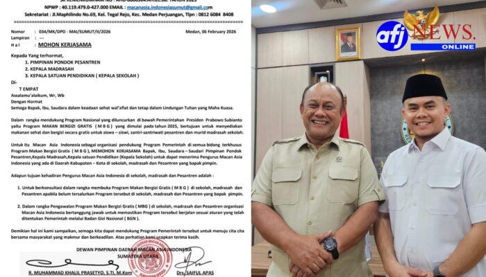 Macan Asia Indonesia DPC Labura Kecam Tindakan Intimidasi Terkait Kualitas Menu Makan Bergizi Gratis (MBG).