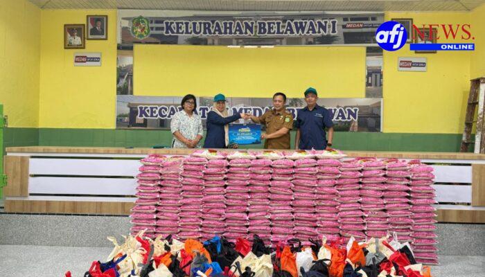 Pelindo Regional 1 Salurkan Paket Sembako kepada Masyarakat di Wilayah Operasional