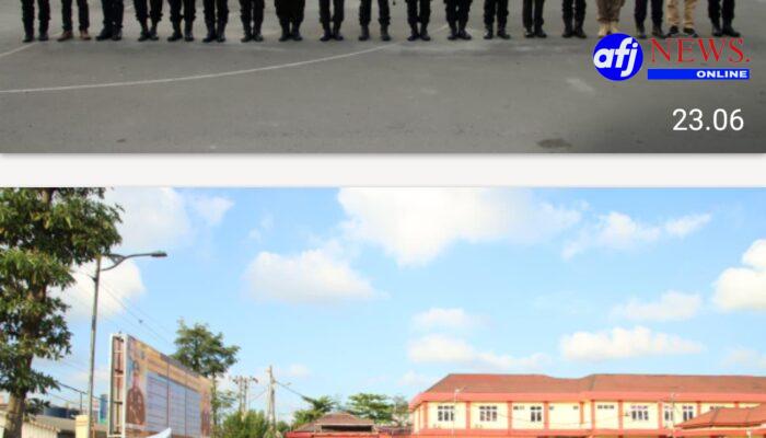 Kapolres Pelabuhan Belawan Pimpin Apel Kesiapan Pengamanan Malam Takbiran