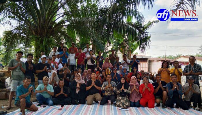 Halal bihalal Gapoktan ” Karya Tani Bandar Pasir Mandoge, Menjalin Kebersamaan dan Kekompakan Serta Sinergi Dalam Perjuangan