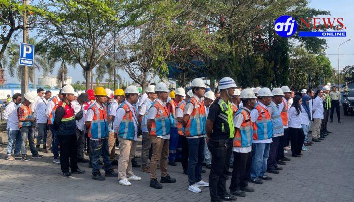 Pasca Libur Lebaran, PT Prima Indonesia Logistik Gelar Briefing Pagi dan Halal Bi Halal