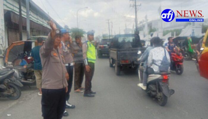 Polres Pelabuhan Belawan Amankan Kedatangan Kapal Kelud di Terminal Penumpang