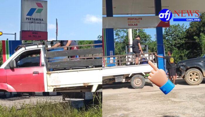 Diduga Terjadi “Permainan” BBM Subsidi di SPBU Kuala Behe: Pertalite Disalurkan ke Drum, Manajer Bungkam—Aparat Jangan Tutup Mata!