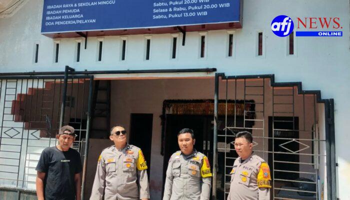 Polsek Hamparan Perak Laksanakan Patroli dan Pengamanan Ibadah Gereja