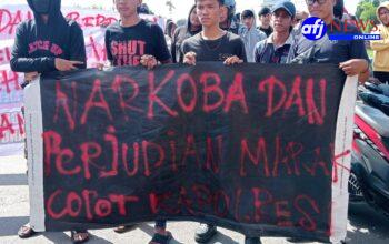 Warga Gelar Aksi Unjuk Rasa Desak Pencopotan Kapolres Pelabuhan Belawan Terkait Maraknya Berbagai Tindak Kejahatan