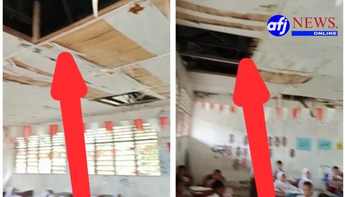 SDN 14 Panai Hulu ‘Hancur-Hancuran’, Kepala Sekolah Bantah Fakta Namun Pilih Bungkam Saat Dikonfirmasi.