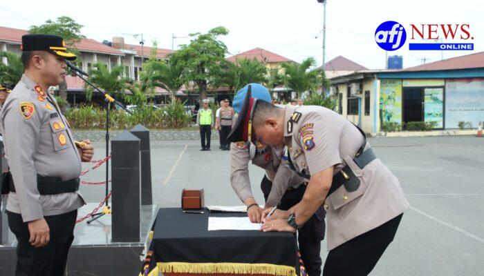 Kapolres Pelabuhan Belawan Pimpin Sertijab Dan Pelantikan Pejabat Utama