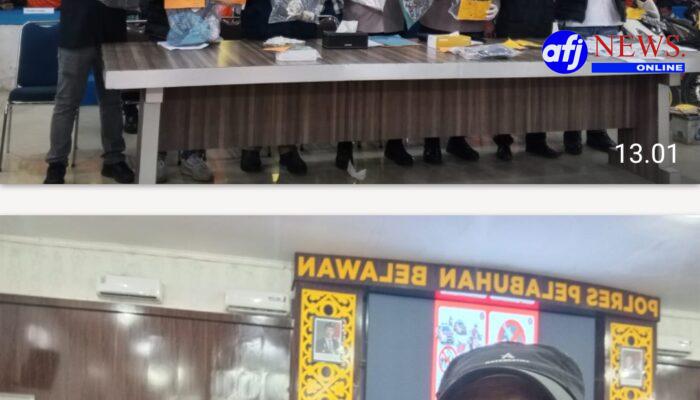 Polres Pelabuhan Belawan Paparkan Berbagai Kasus Tindak Kejahatan