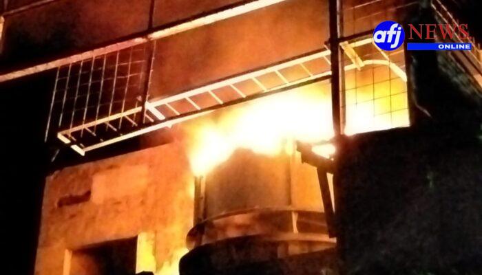 Kebakaran Landa Pabrik di Belawan, Tangki Pendingin PT YSR Hangus Terbakar