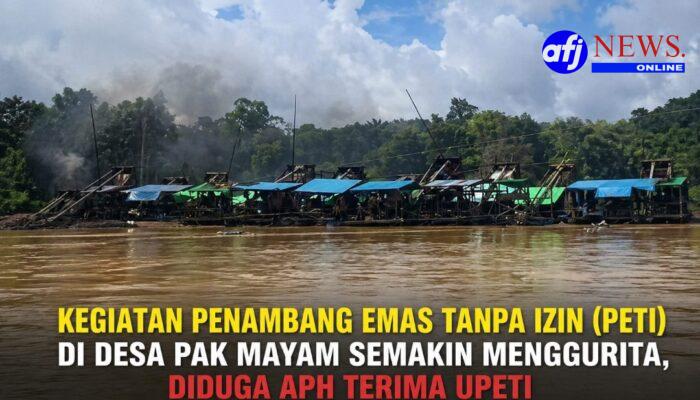 Darurat PETI di Sungai Landak, Warga Pak Mayam Soroti Dugaan Pembiaran