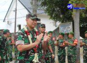 Pangdam I/Bukit Barisan Mayjen TNI Hendy Antariksa Tinjau Batalyon TP 956/Sultan Bidar Alam