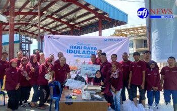 Pelindo Regional 1 Belawan Salurkan 5 Ekor Sapi Kurban untuk Masyarakat Sekitar Pelabuhan