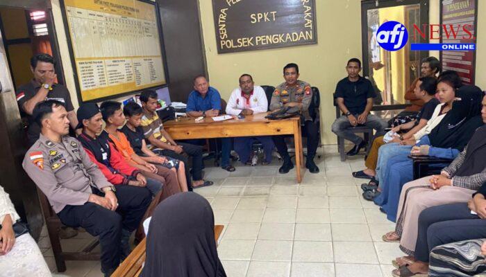 Polsek Pengkadan Mediasi Kasus Perundungan Anak di Pengkadan Berakhir Damai, Diselesaikan Secara Kekeluargaan dan Adat Desa