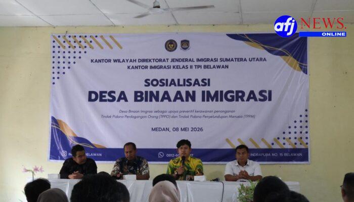 Imigrasi Kelas II TPI Belawan Tingkatkan Kesadaran Masyarakat Terhadap Pencegahan TPPO Dan TPPM