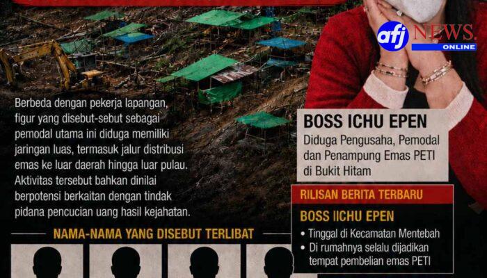 Bos Tambang PETI DI Bukit Hitam, Sejumlah Nama Muncul dan Terlibat