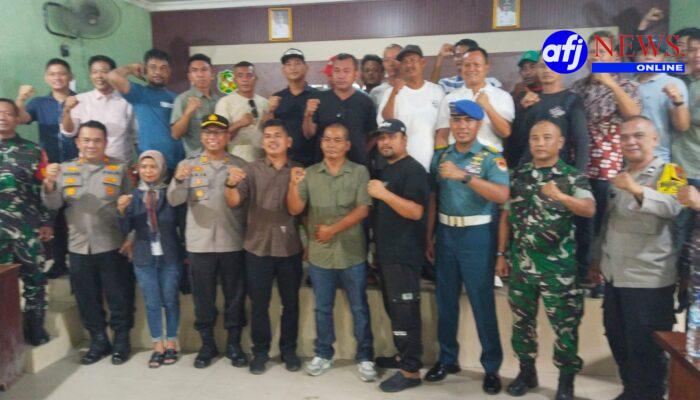Polsek Medan Labuhan Bersama Forkopimca Mediasi Perdamaian Dua OKP di Kelurahan Besar dan Tangkahan
