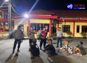 Patroli Gabungan Polres Pelabuhan Belawan Tangkap 4 Pelaku Pungli di Sicanang