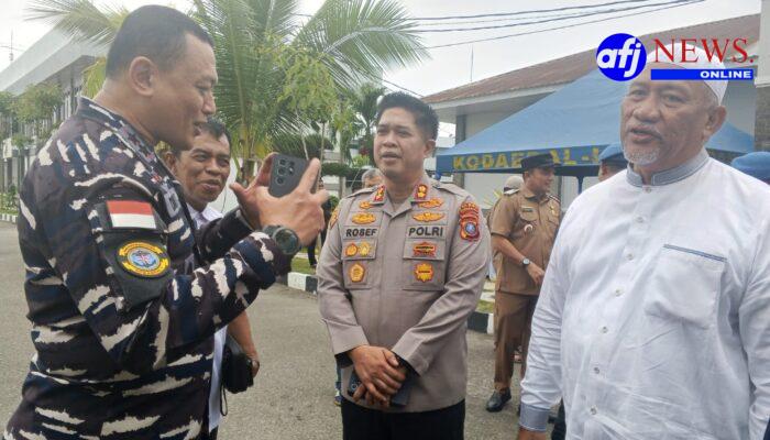 Tokoh Masyarakat Belawan H Irfan Hamidi Apresiasi Acara Coffee Morning Yang Digelar Kodaeral I Belawan